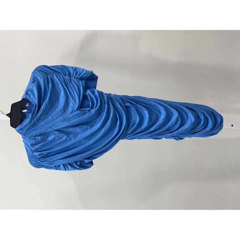 AMANDA UPRICHARD EVIANNA DRESS mini in blue - Picture 3 of 7